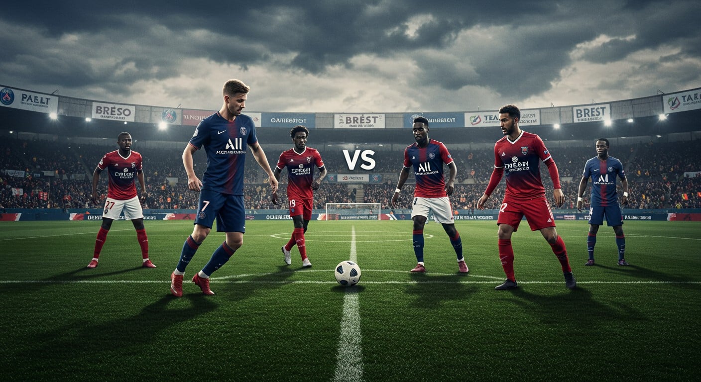 PSG affronte Brest en Ligue 1 avec Hernandez et Lee titulaires. Découvrez la compo, les enjeux et les surprises tactiques de ce choc !