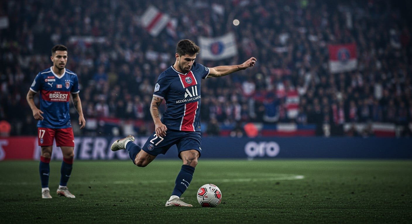 PSG affronte Brest en Ligue 1 : Dembélé de retour, Doué incertain. Découvrez la compo probable et les clés du match !