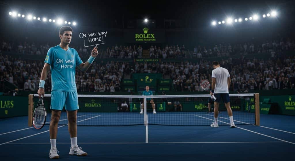 Bublik Clashe Moutet au Rolex Paris Masters