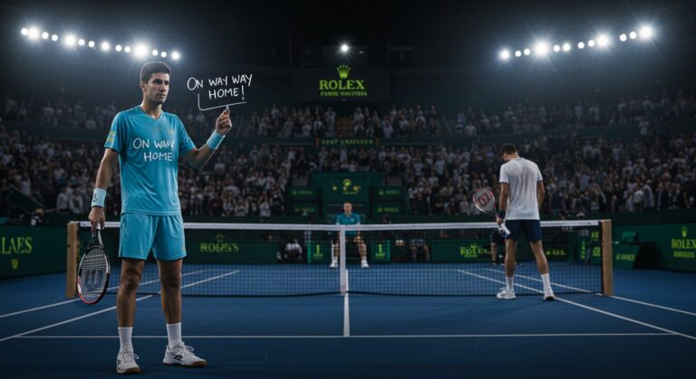 Bublik Clashe Moutet au Rolex Paris Masters