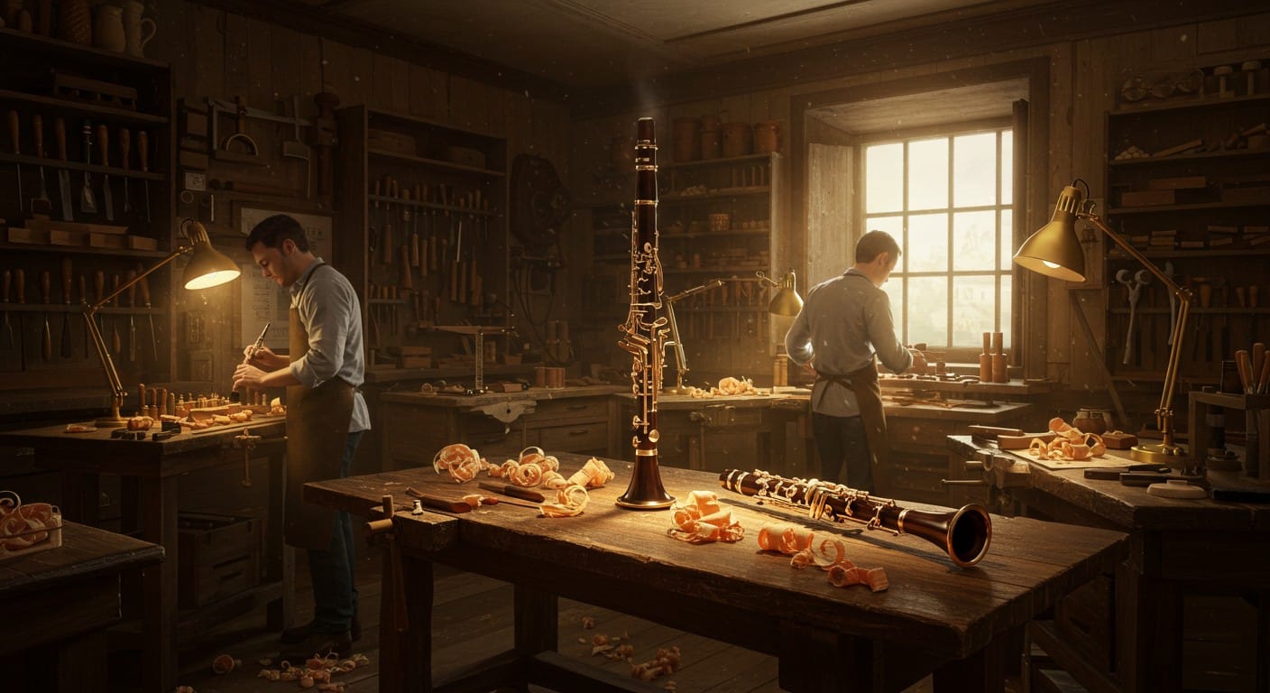 Plongez dans l'univers de Buffet Crampon, fleuron français de la clarinette, et découvrez ses 200 ans de savoir-faire et d'esprit familial.