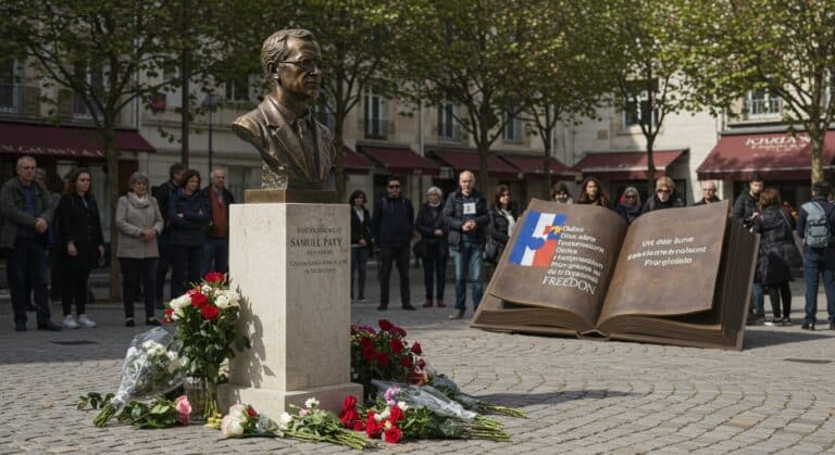 Buste Samuel Paty Conflans Cinq Ans Après Assassinat
