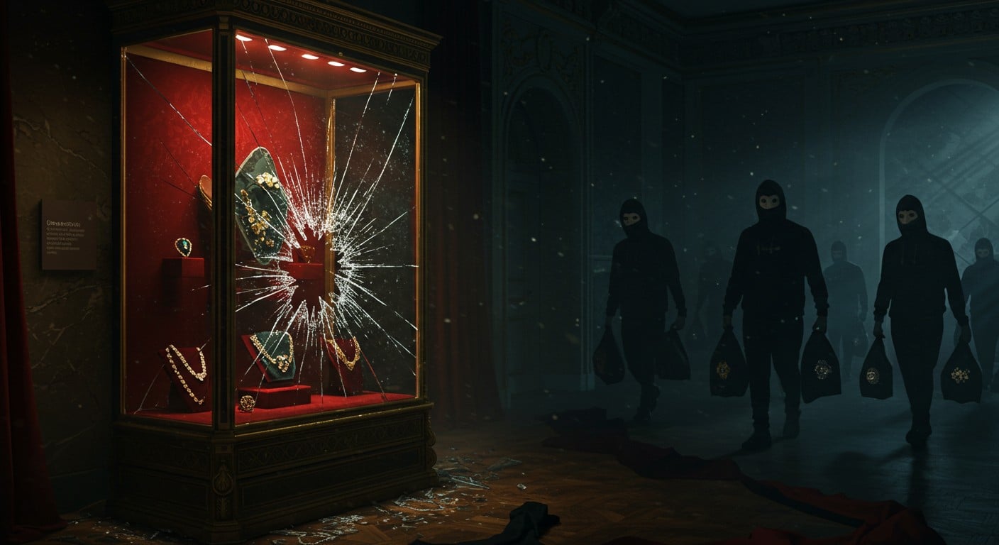 Vol spectaculaire au Louvre : 88M€ de bijoux dérobés. Comment ce casse interroge la sécurité des musées ? Découvrez les détails et implications.