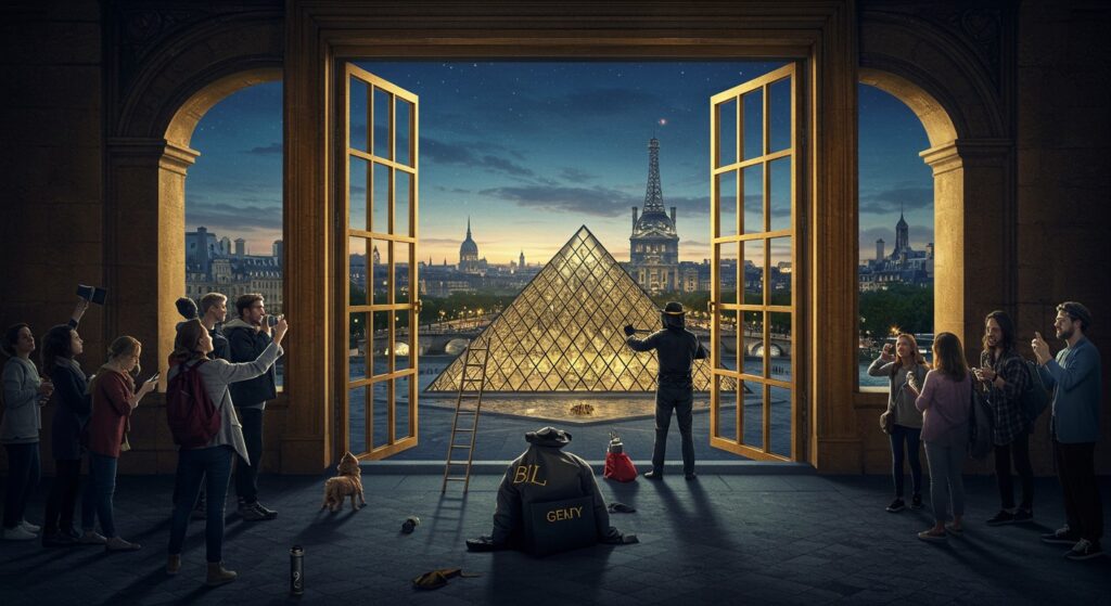 Cambriolage au Louvre : Une Fenêtre Devient Attraction