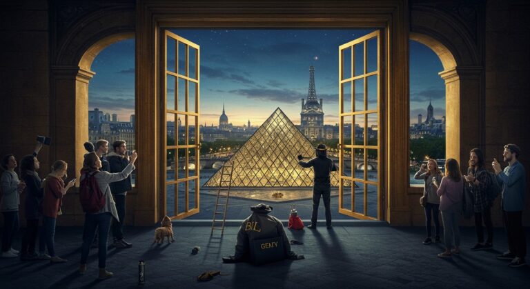 Cambriolage au Louvre : Une Fenêtre Devient Attraction