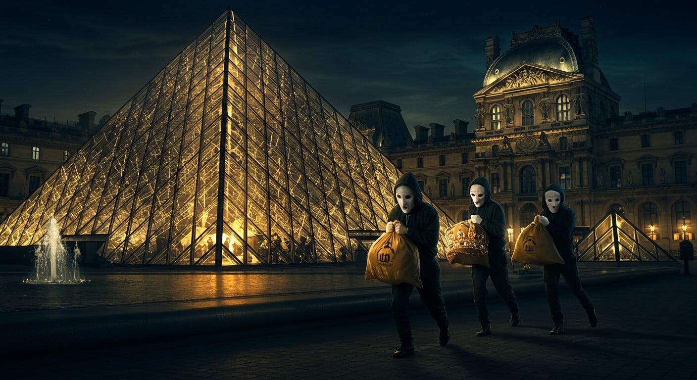 Découvrez le cambriolage choc au Louvre : vol des joyaux de Napoléon en 7 minutes. Réactions mondiales, failles sécurité et impacts sur le patrimoine français. Un casse effronté qui interpelle !
