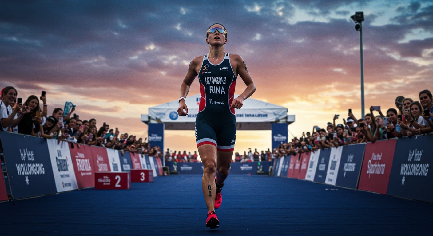 La championne olympique Cassandre Beaugrand abandonne son titre mondial en triathlon à Wollongong. Découvrez les détails de cette finale WTCS et l'exploit de Lisa Tertsch.