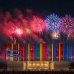 Centre Pompidou : Spectacle Pyrotechnique d'Adieu Avant Travaux