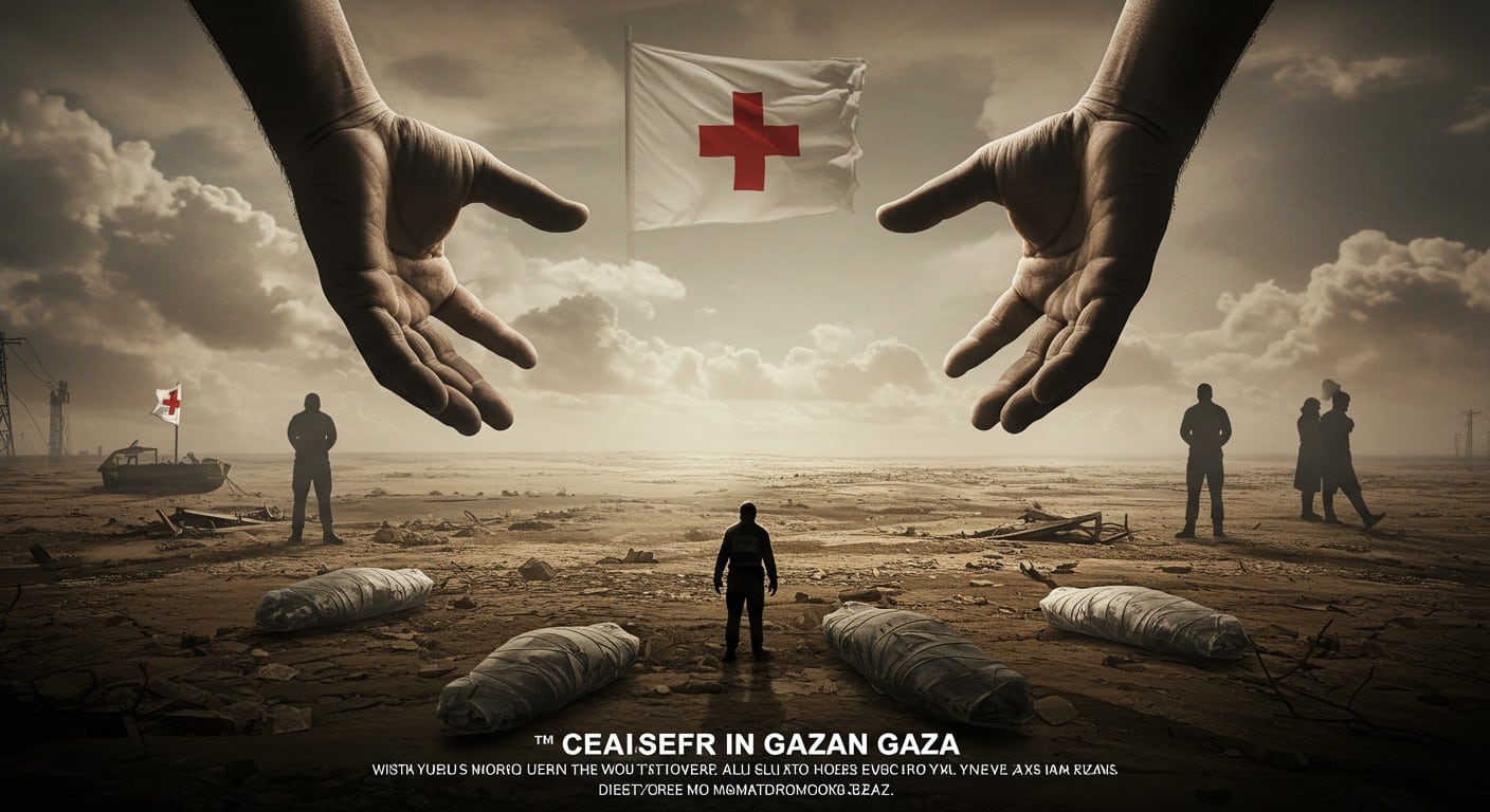 Découvrez les détails du cessez-le-feu à Gaza où Israël a restitué 45 dépouilles via la Croix-Rouge. Échanges d'otages et tensions persistantes : analyse complète des enjeux humanitaires et diplomatiques.