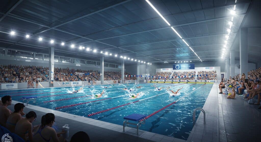 Championnats de France : Une Piscine Olympique Brille