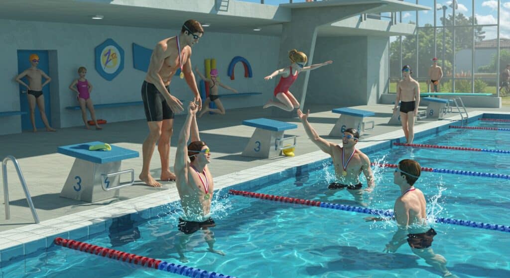 Champions Natation Initient Enfants Melun