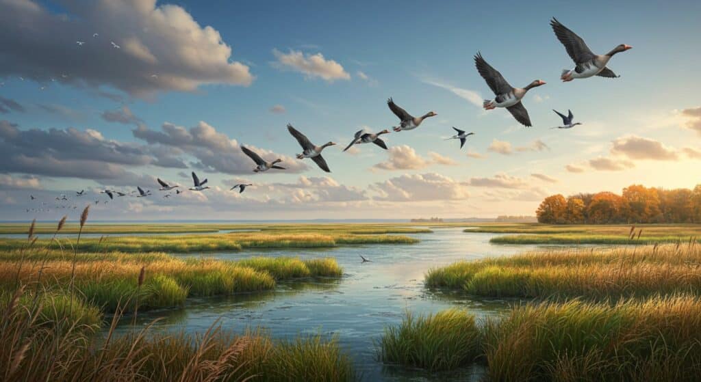 Changement Climatique : Oiseaux Migrateurs en Baie de Somme