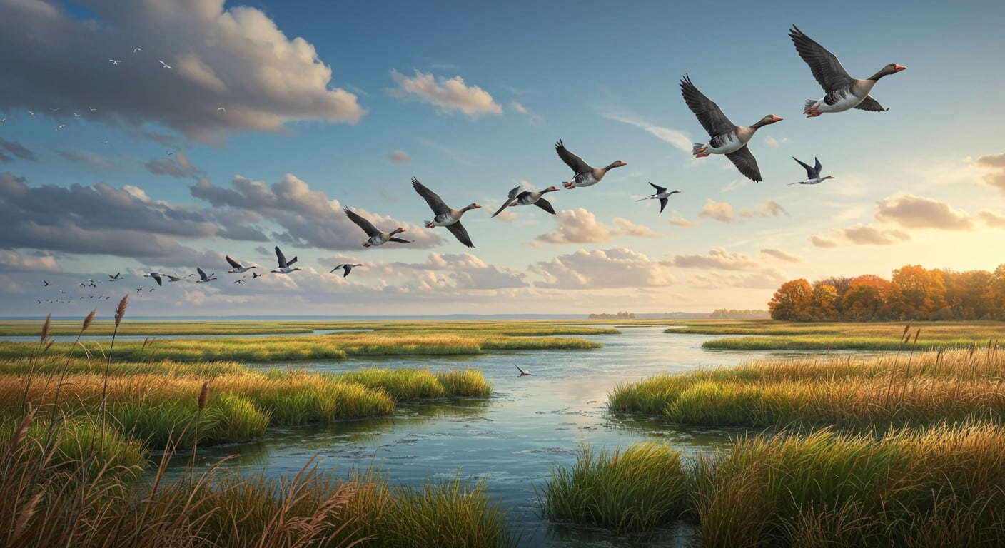 Comment le réchauffement climatique retarde la migration des oiseaux en baie de Somme. Découvrez l’impact sur la biodiversité et le festival de l’oiseau.