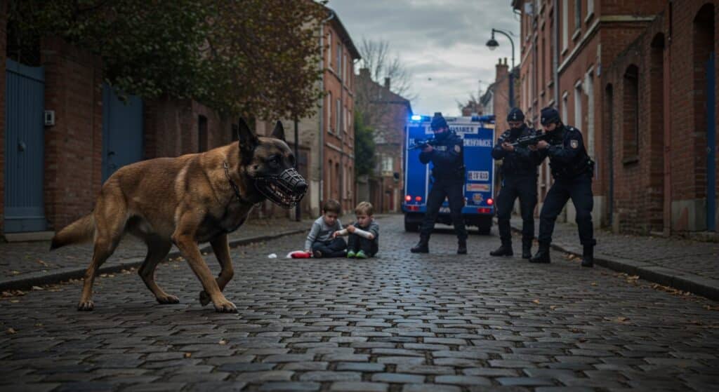 Chien Errant Attaque Enfants Près Toulouse