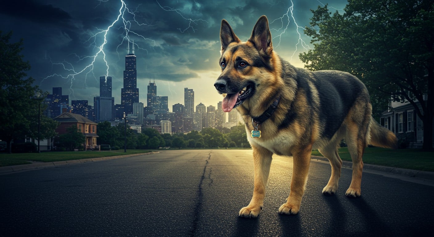 Un chien perdu en Californie retrouvé à 3 200 km dans la banlieue de Chicago. Découvrez cette histoire émouvante et les secrets de sa mystérieuse odyssée !