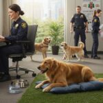 Chiens Au Bureau En Mairie : Bien-Être Boosté