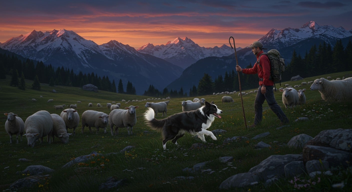 Découvrez le rôle crucial des chiens de berger dans les alpages, entre complicité avec les bergers et protection des troupeaux. Une immersion captivante !