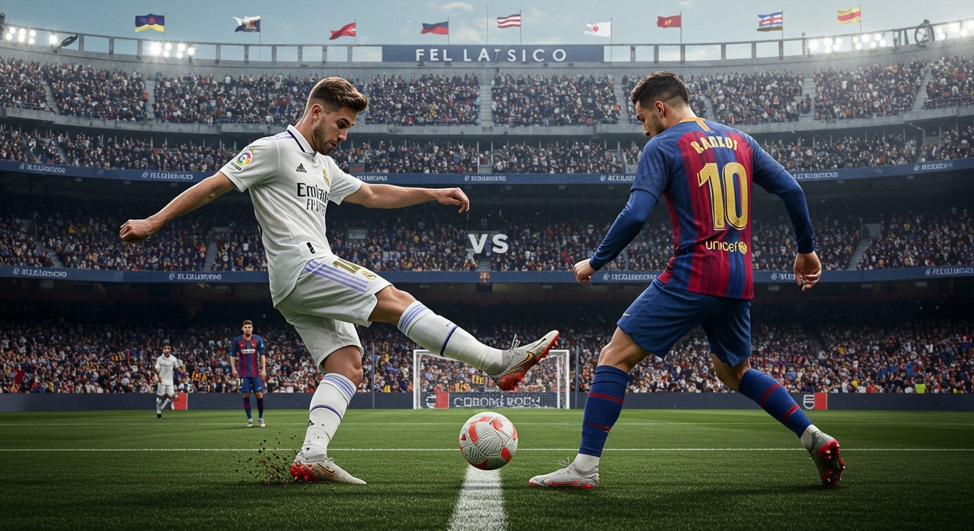 Kylian Mbappé enflamme le Clásico 2025 avec un but annulé puis un exploit validé. Revivez les moments forts du Real Madrid face au Barça !