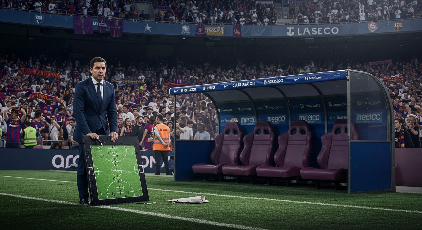 Le FC Barcelone affronte le Real Madrid sans son coach lors du Clasico. Découvrez pourquoi cette absence pourrait changer la donne ce dimanche !