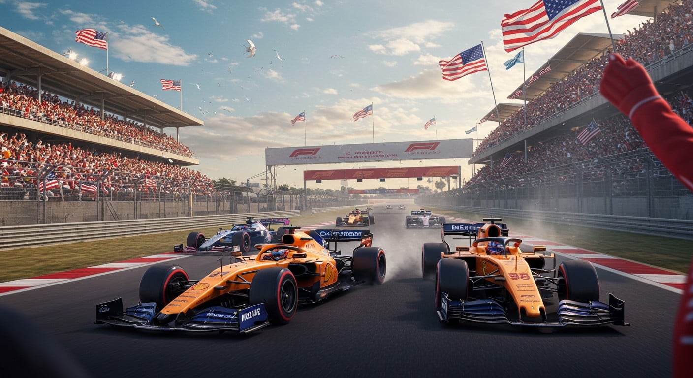 Le classement des constructeurs F1 2025 après le GP des États-Unis : McLaren domine, Ferrari et Red Bull se battent pour la 2e place. Analyse complète !