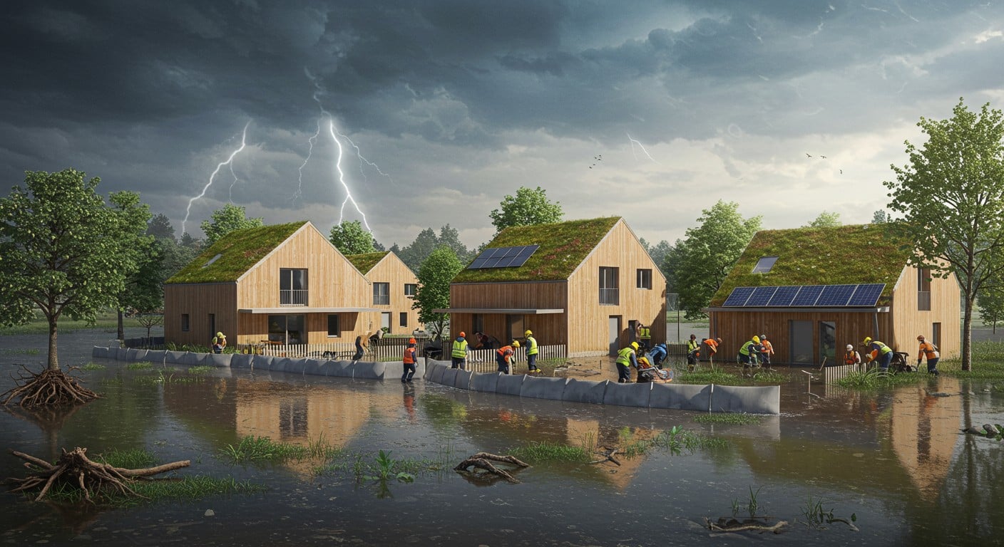 60 % des Français vivent dans des zones à risque climatique. Inondations, sécheresse, comment adapter nos logements ? Découvrez les défis et solutions.