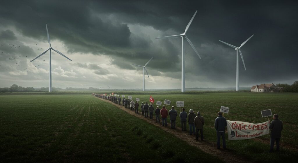 Colère dans le Loiret : Non aux Éoliennes Géantes