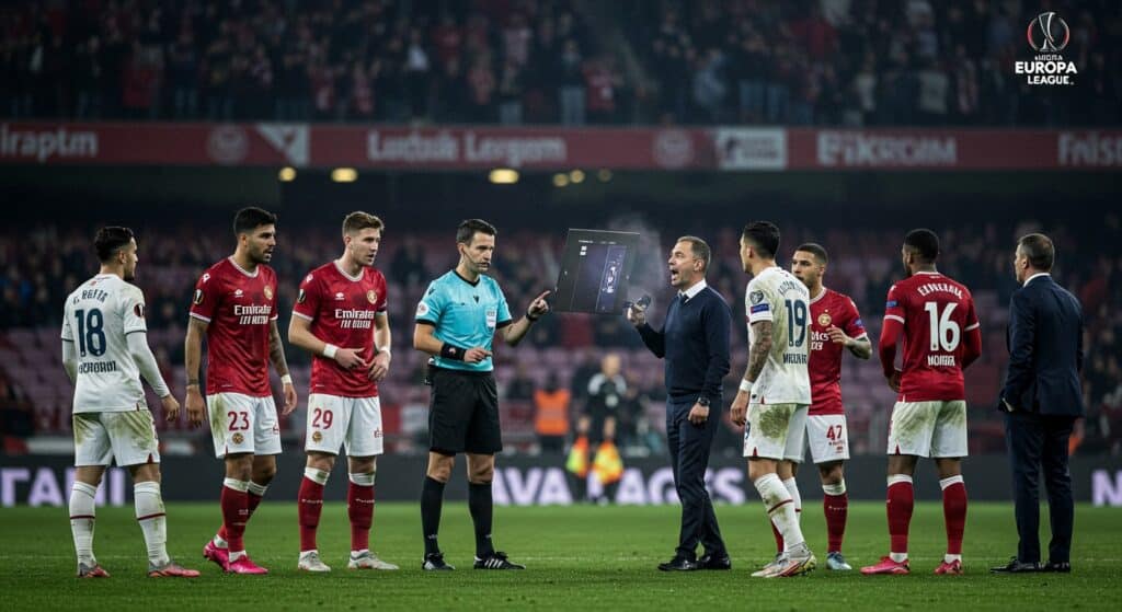 Colère d’Olivier Létang : Arbitrage Controversé en Ligue Europa