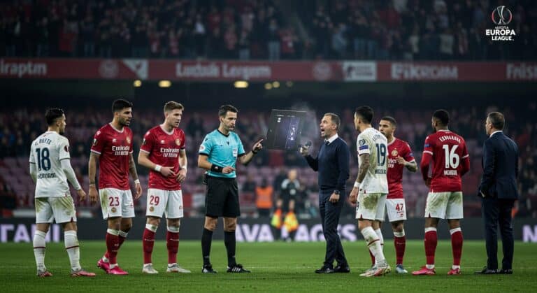 Colère d’Olivier Létang : Arbitrage Controversé en Ligue Europa