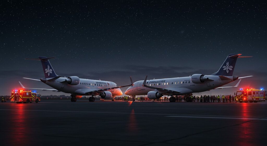 Collision Aérienne à LaGuardia : Deux Blessés à New York