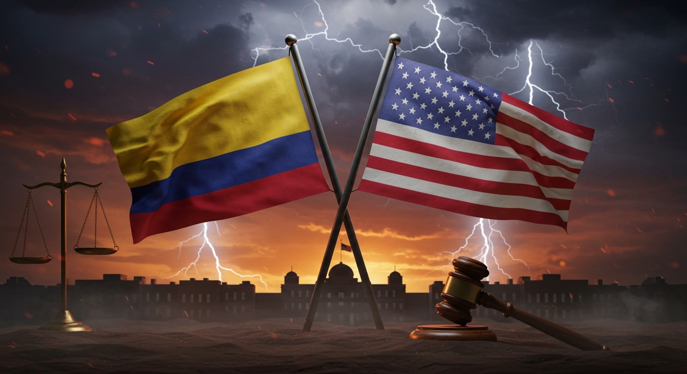Le président colombien défie Trump en justice après des accusations. Découvrez les tensions diplomatiques et leurs enjeux pour la Colombie et les États-Unis.