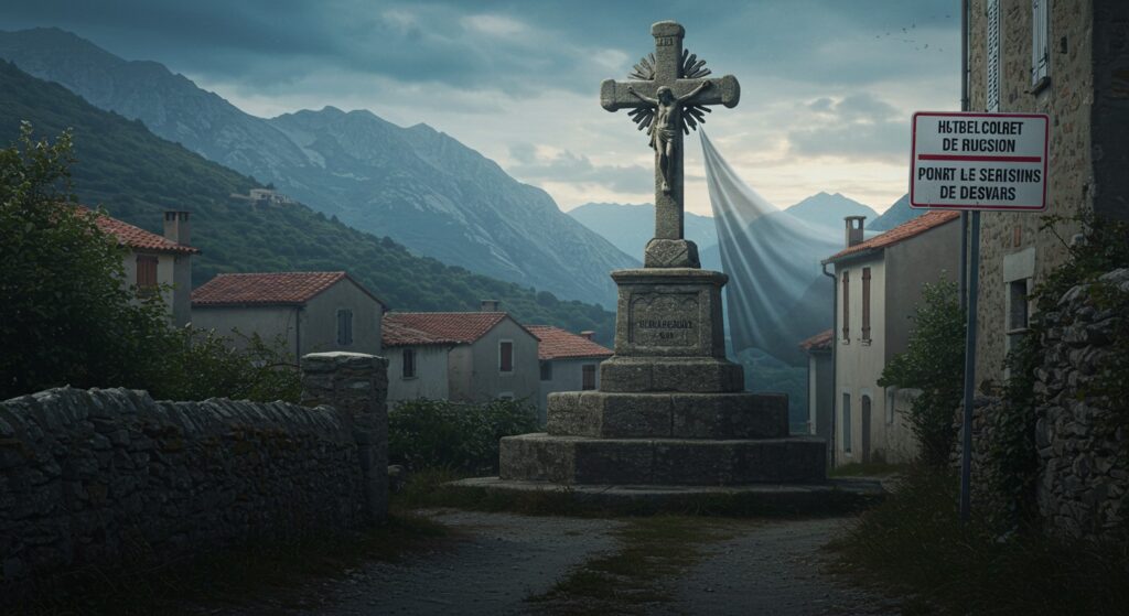 Corse : Croix Retirée pour Laïcité à Quasquara