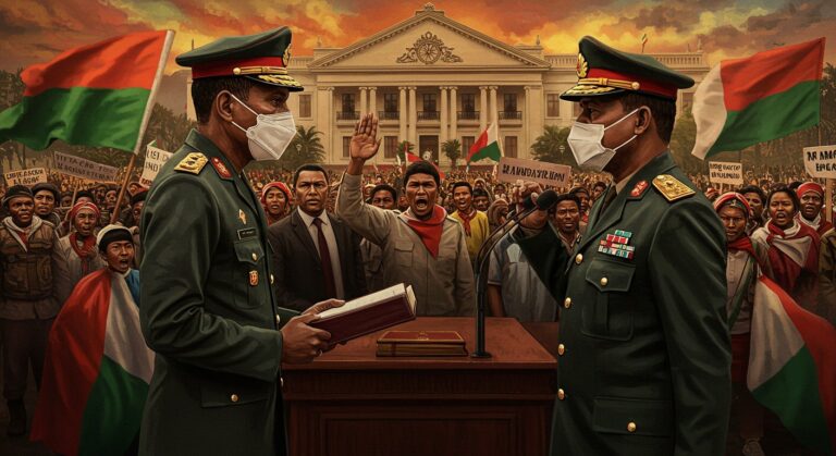Coup d’État à Madagascar : Investiture du Colonel