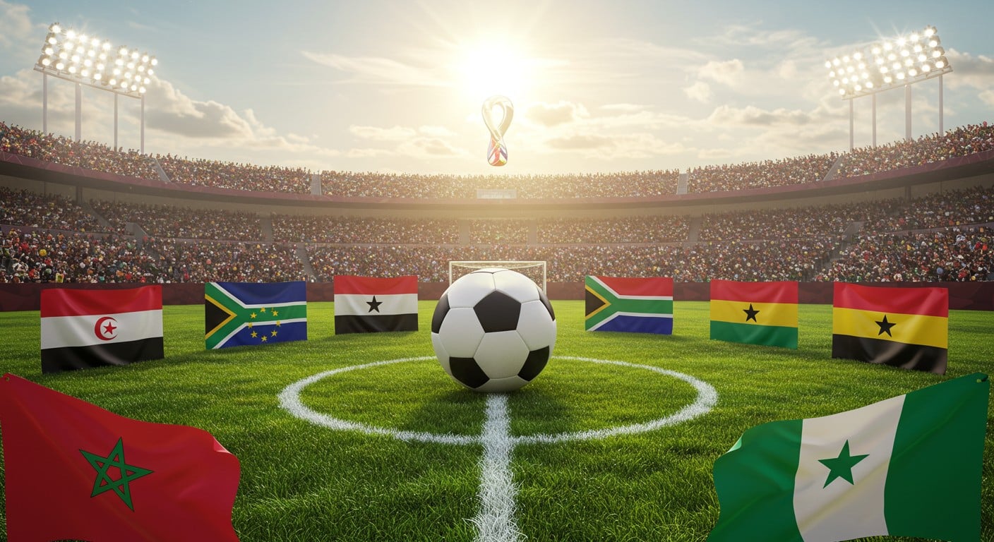Découvrez les 9 qualifiés et 4 barragistes africains pour la Coupe du Monde 2026. Maroc, Algérie, Cap-Vert : qui brillera ? Lisez pour tout savoir !