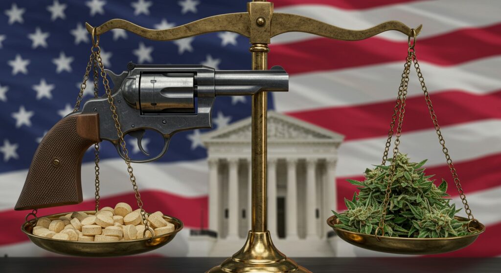 Cour Suprême USA: Armes Interdites aux Consommateurs de Drogue?