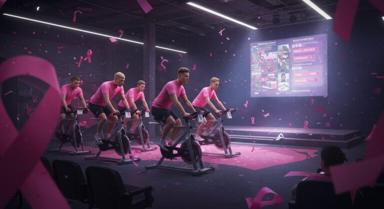 Course Vélos Connectés Octobre Rose Paris Bercy