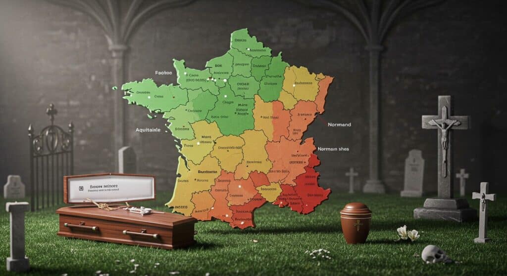 Coût Obsèques par Région : Économies en Aquitaine