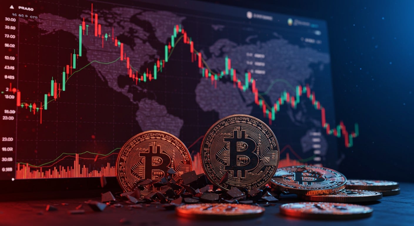 Le marché crypto s'effondre, perdant 20 milliards en 24h. Découvrez les raisons de ce krach et ses impacts sur Bitcoin et la finance mondiale.