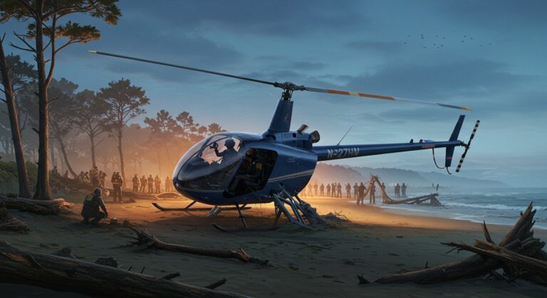 Crash d’Hélicoptère en Californie : 5 Blessés, Enquête Ouverte