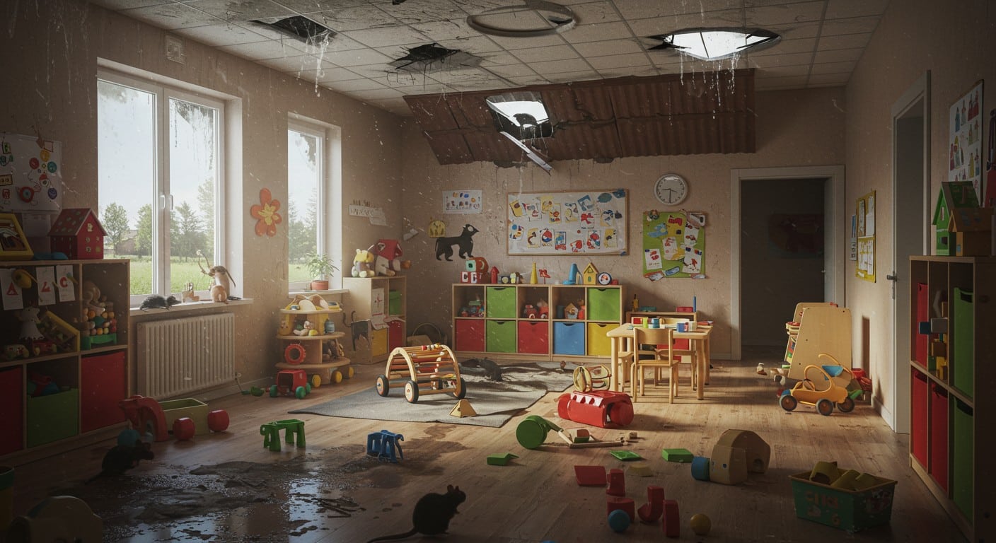 Une crèche à Vitry-le-François partiellement fermée pour rongeurs et infiltrations. Quels risques pour les enfants ? Découvrez les détails.