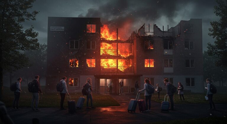 Crise de Logement Étudiant Après l’Incendie à Maisons-Alfort