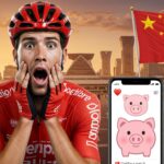 Cycliste Espagnol Banni Chine Émoji Cochon