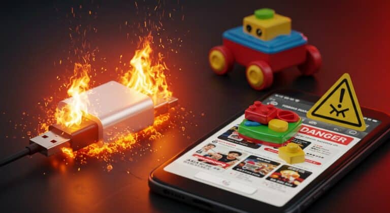 Dangers Chargeurs Jouets Shein Temu