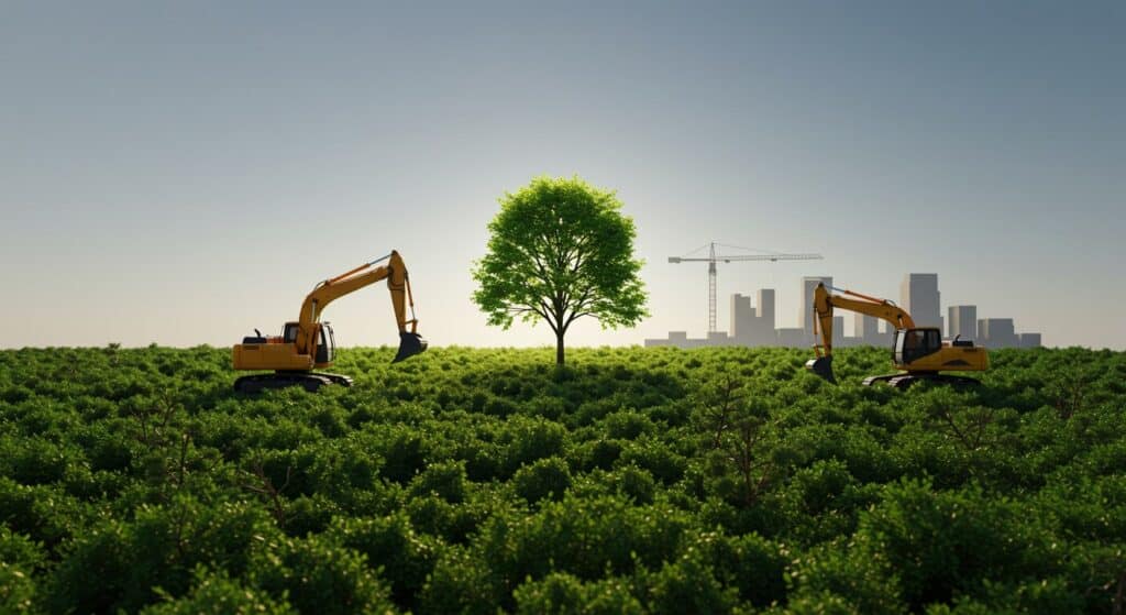 Déforestation Urbaine : Quand l’Économie Écrase la Nature