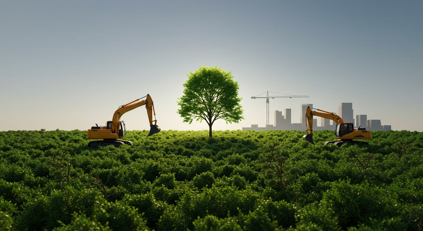 Une mini-forêt détruite pour un centre de recherche près de Rennes. Découvrez les tensions entre écologie et progrès économique.