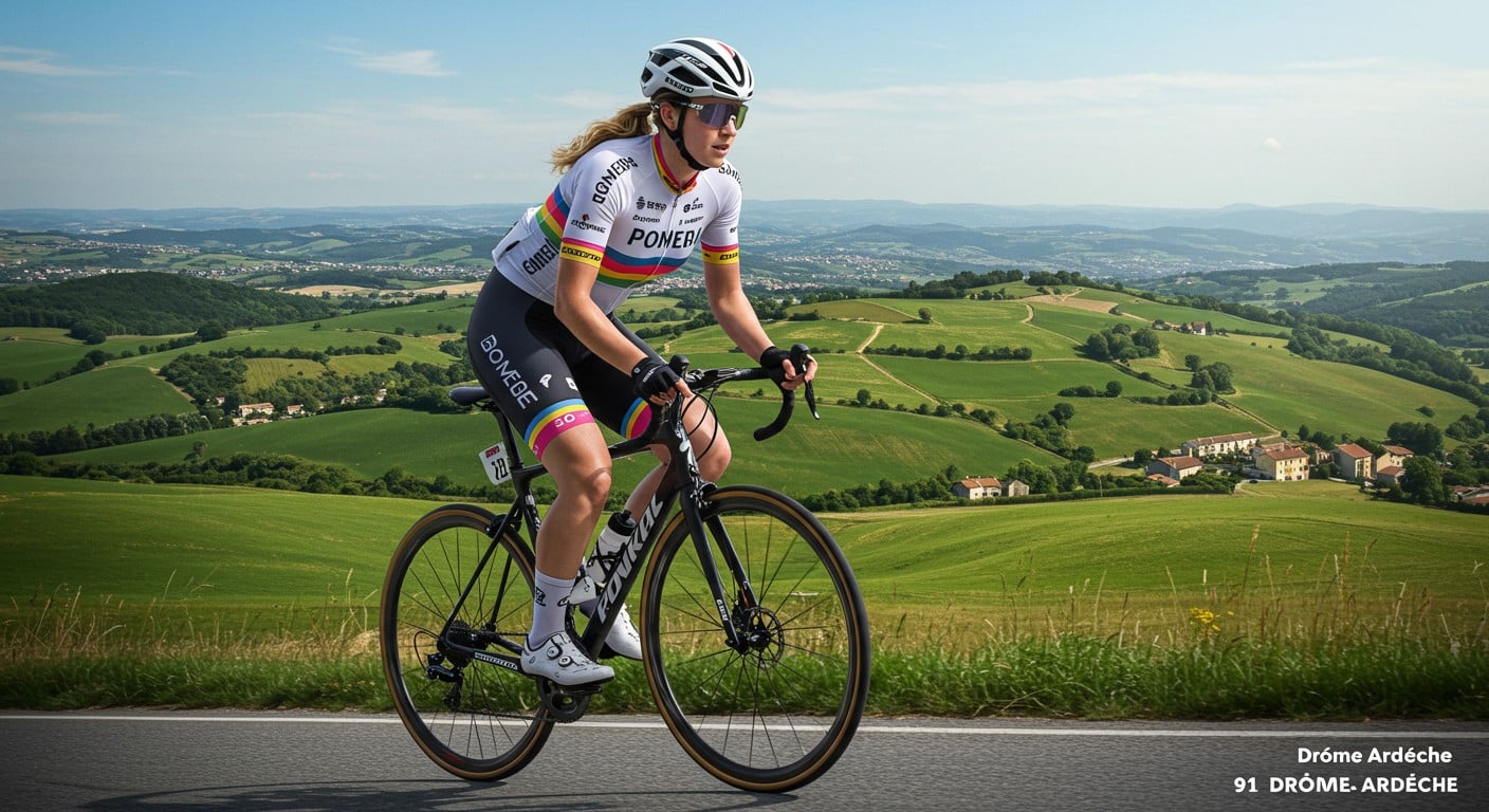 Demi Vollering domine les Championnats d’Europe de cyclisme avec une échappée de 40 km. Découvrez son exploit et l’analyse de la course féminine !