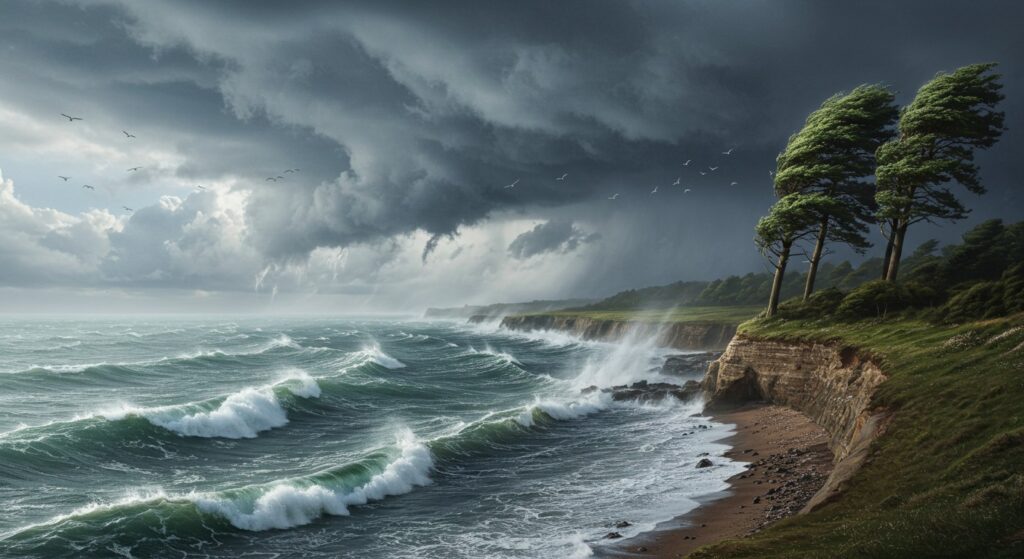 Dépression Amy : Pluies et Vents sur les Côtes de la Manche