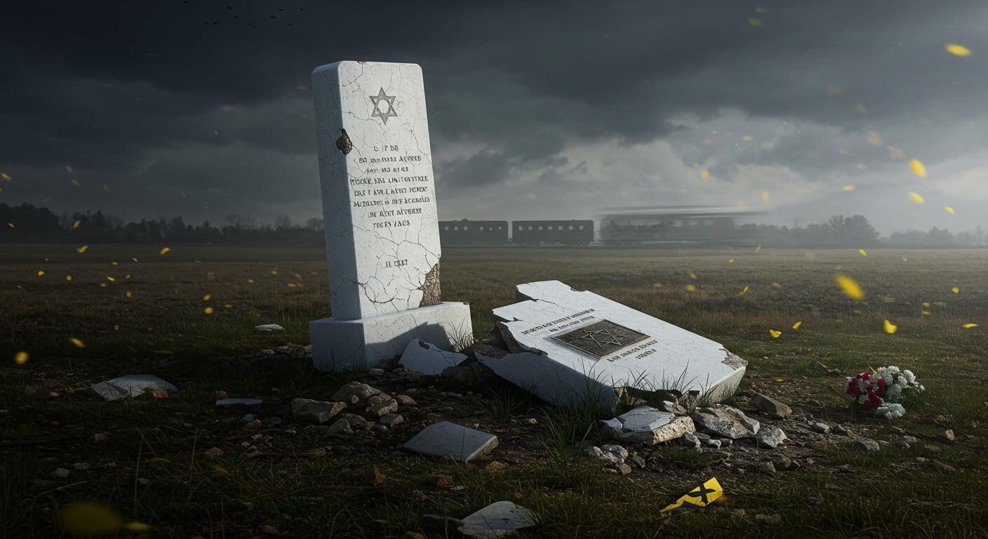 Découvrez les détails choquants sur la destruction d'une stèle hommage aux déportés Shoah à Montigny-Lengrain. Enquête en cours face à la hausse des actes antisémites en France.