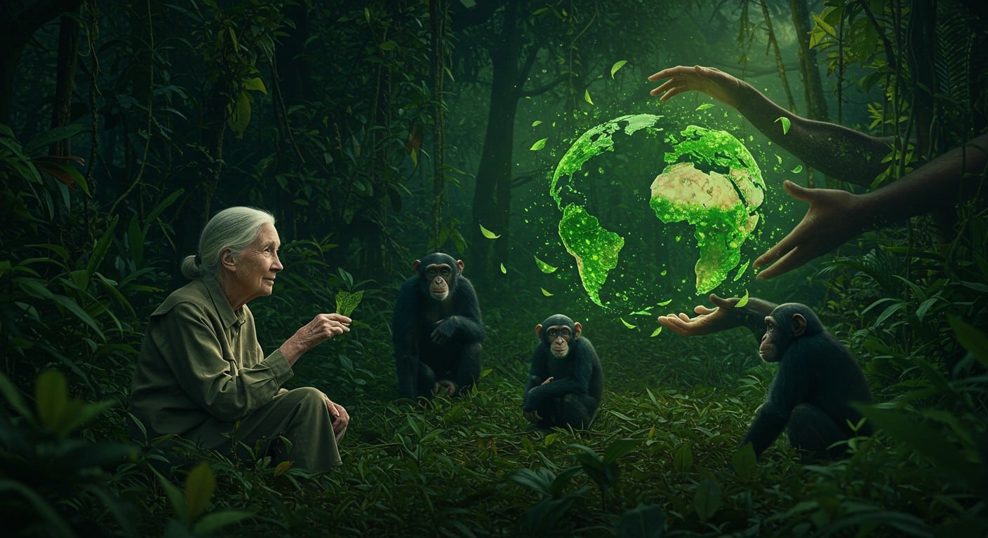 Découvrez l'hommage émouvant à Jane Goodall, décédée à 91 ans. Son combat pour les chimpanzés et l'environnement a changé le monde. Explorez son legs inspirant pour l'avenir.