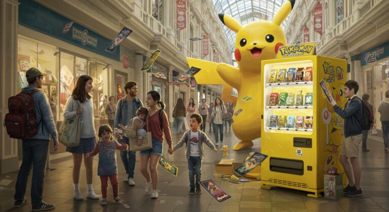 Distributeur Pokémon à Caen : Un Succès Fou Dès Son Lancement