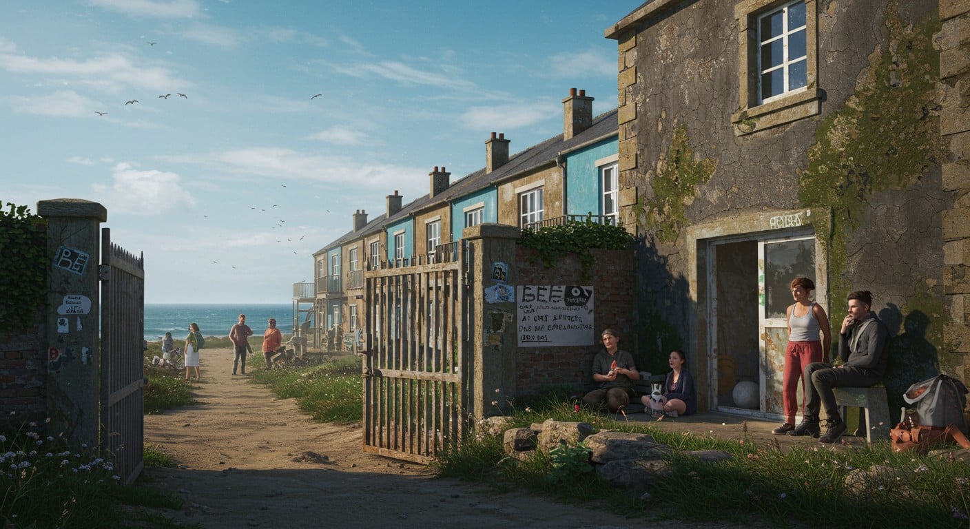 Découvrez comment les occupants du centre Roches Blanches à Douarnenez, squat depuis 15 ans, pourraient racheter leur lieu de vie. Travaux, factures payées, mais le département préempte. Suspense jusqu'au 17 décembre !